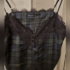 Abercrombie and Fitch satin lace camisole